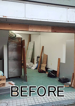 厨房設備・換気・入口工事まで一括施工